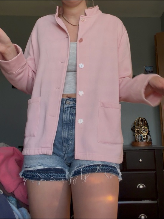 Tudor Court Jackets & Blazers - Light Pink Women's Button-Up Jacket